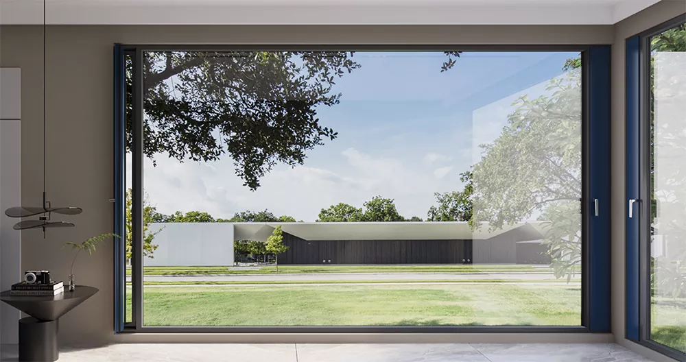 ခေတ်မီလူနေအိမ်နှင့် လုပ်ငန်းသုံး အဆောက်အဦများအတွက် ဆန်းသစ်သော Micro Ventilation Aluminum Windows