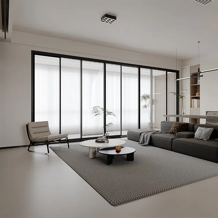 မြင်ကွင်းကျယ်လန်းလသာဆောင်လျှပ်စစ်ပြတင်းပေါက်